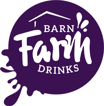 Barn Farm Drinks logo variation purple