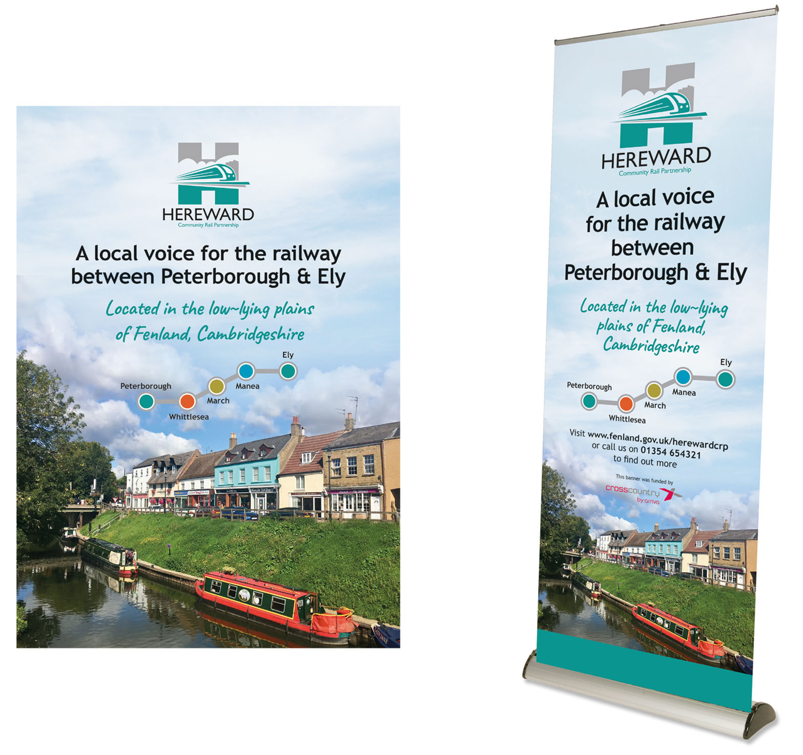 Hereward CRP pull-up roller exhibition banners