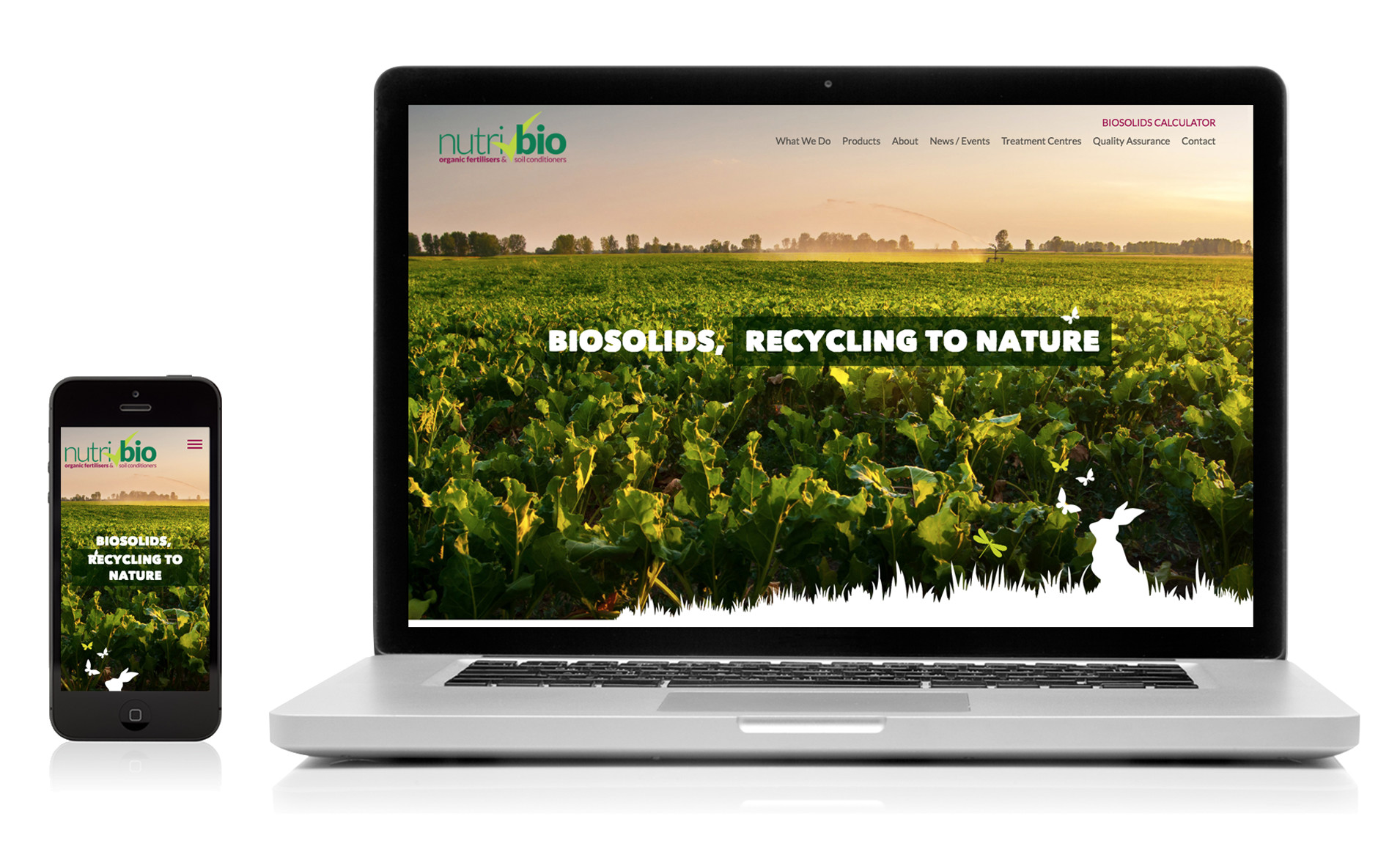 Nutri-Bio responsive website