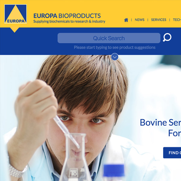 Europa Bio-products Website