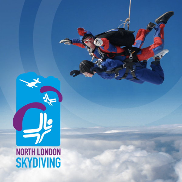 North London Skydiving brand identity